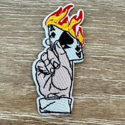 On A Whim Hats Poker Dealer Iron-On Patch