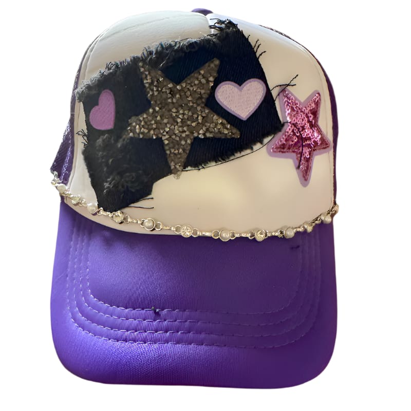 On A Whim Hats Pop of Purple