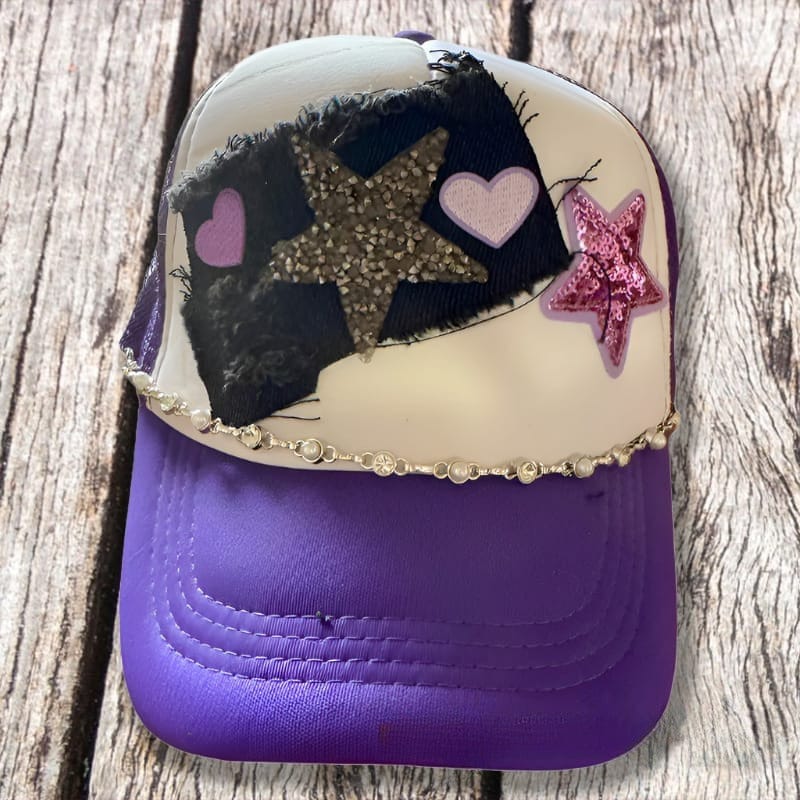 On A Whim Hats Pop of Purple