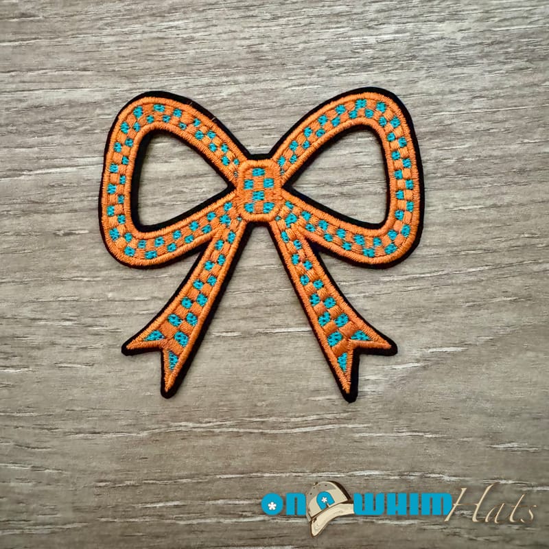 On A Whim Hats Pretty Bow Iron-On Patch