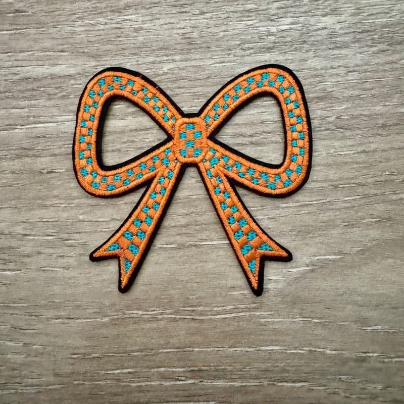 On A Whim Hats Pretty Bow Iron-On Patch