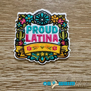 On A Whim Hats Proud Latina Iron-On Patch