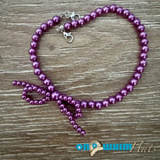 On A Whim Hats Purple Bow Hat Chain