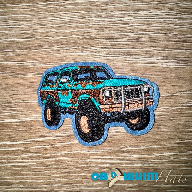 On A Whim Hats Ride On Iron-On Patch