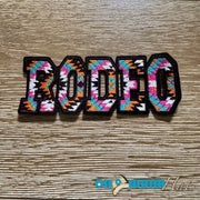 On A Whim Hats Rodeo Iron-On Patch