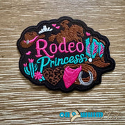 On A Whim Hats Rodeo Princess Iron-On Patch