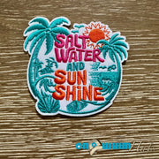 On A Whim Hats Salt Water Iron-On Patch