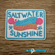 On A Whim Hats Saltwater and Sunshine Iron-On Patch