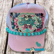 On A Whim Hats Salty Era Handmade Trucker Hat