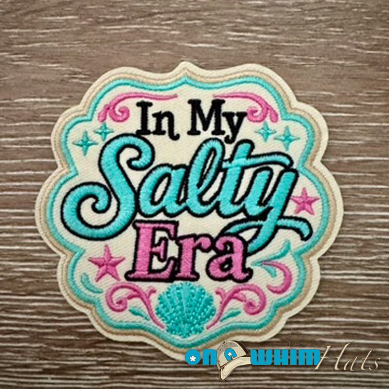 On A Whim Hats Salty Era Iron-On Patch