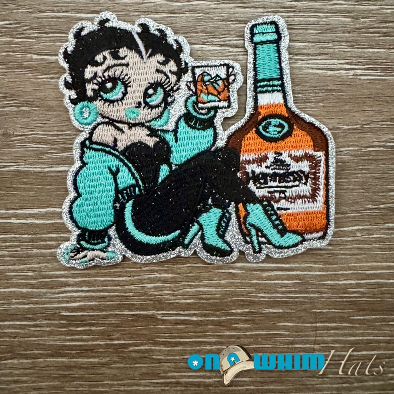 On A Whim Hats Sassy Betty Iron-On Patch