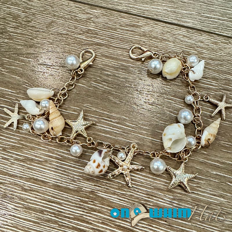 On A Whim Hats Seashell Hat Chain