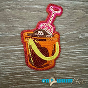 On A Whim Hats Sequin Sandpail Iron-On Patch