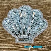 On A Whim Hats Sequin Seashell Iron-On Patch