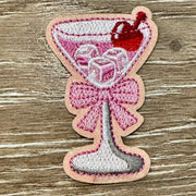 On A Whim Hats Shirley Temple Embroidered Iron-On Patch