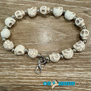 On A Whim Hats Skull Hat Chain