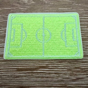 On A Whim Hats Soccer Field Embroidered Iron-On Patch