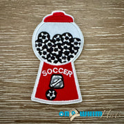 On A Whim Hats Soccer Gumballs Iron-On Patch