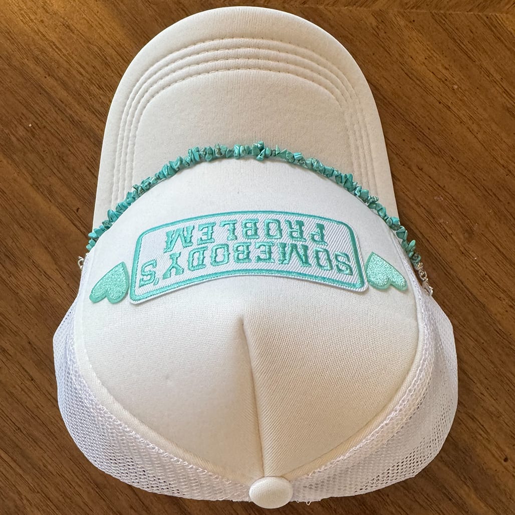 On A Whim Hats Somebody’s Problem -Turquoise