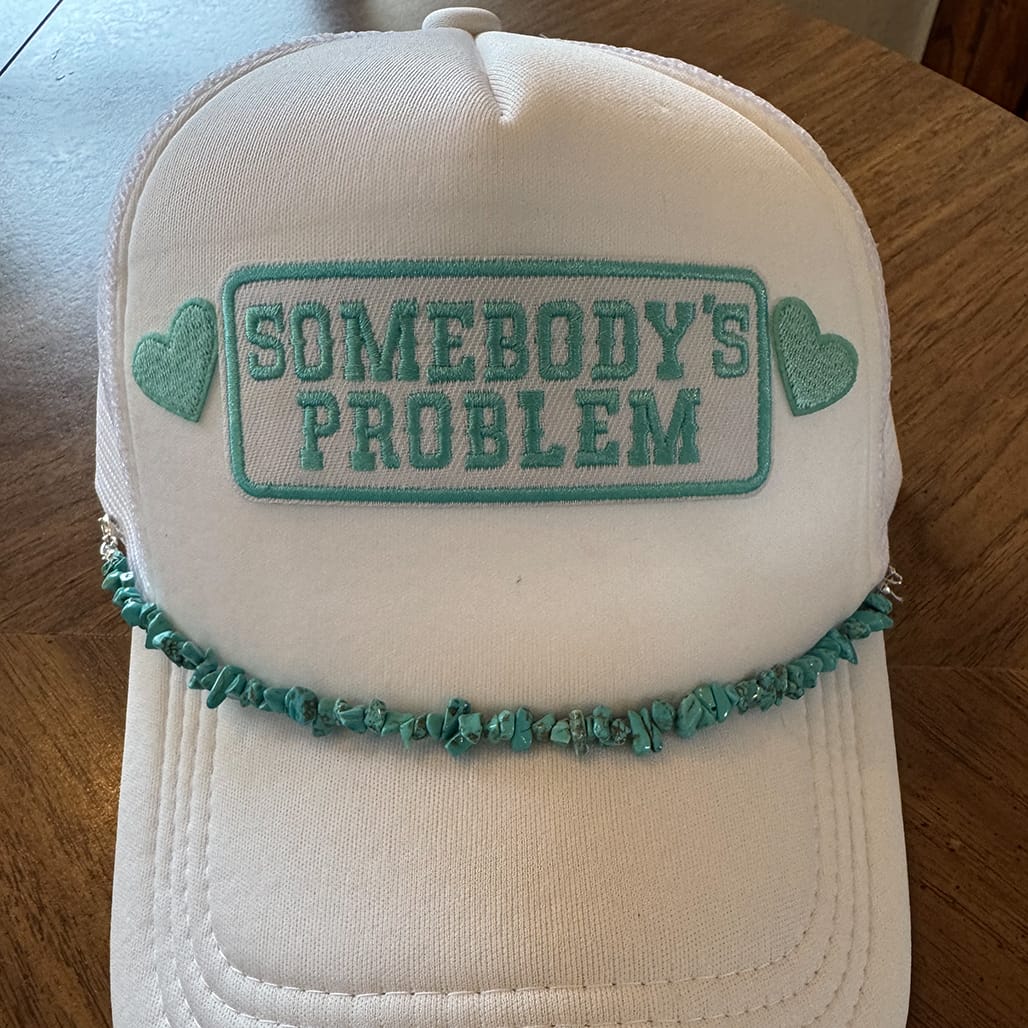 On A Whim Hats Somebody’s Problem -Turquoise