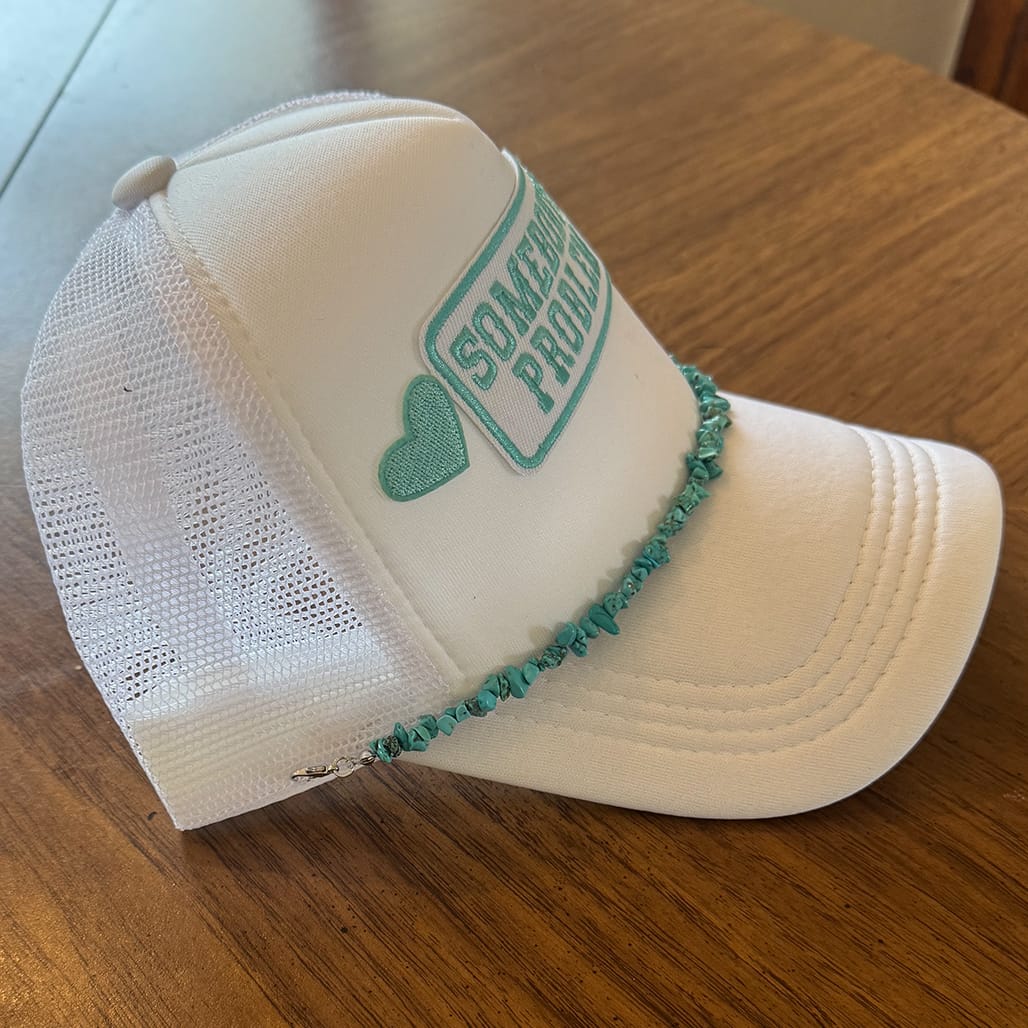 On A Whim Hats Somebody’s Problem -Turquoise
