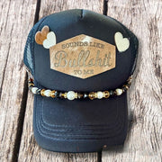 On A Whim Hats Sounds Like BS Handmade Trucker Hat w/ Genuine Cowhide Patch