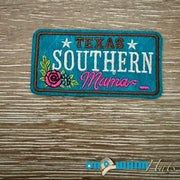On A Whim Hats Southern Mama Leather Iron-On Patch