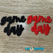 On A Whim Hats Sparkly Gameday Embroidered Iron-On Patch