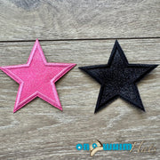 On A Whim Hats Sparkly Star Iron-On Patch