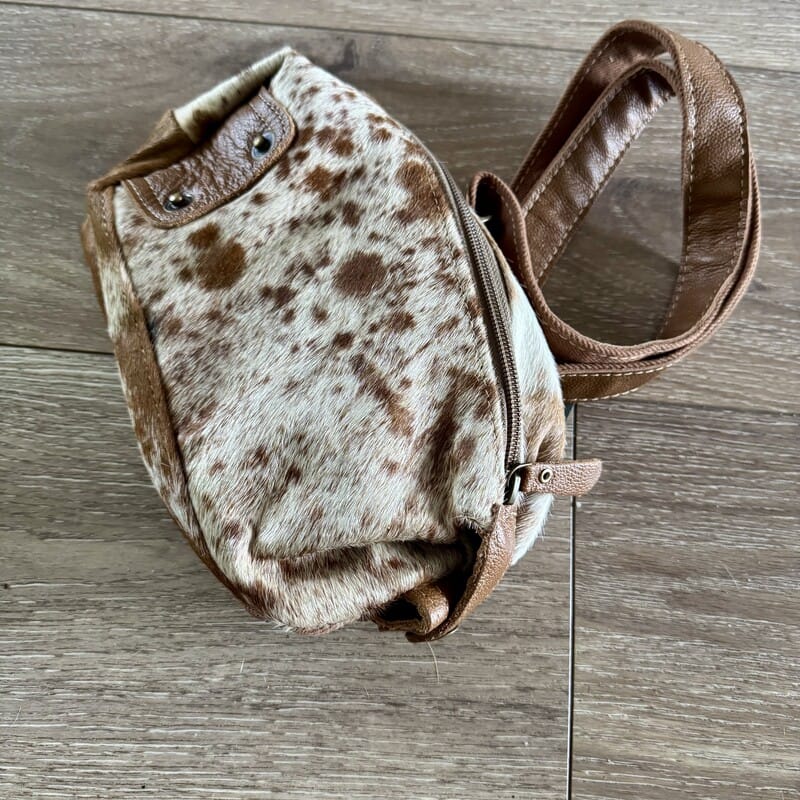Stand-Out genuine cowhide and leather fanny pack in Western style by On A Whim Hats
