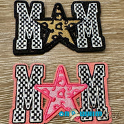 On A Whim Hats Star Mom Iron-On Patch