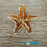 On A Whim Hats Starfish Iron-On Patch