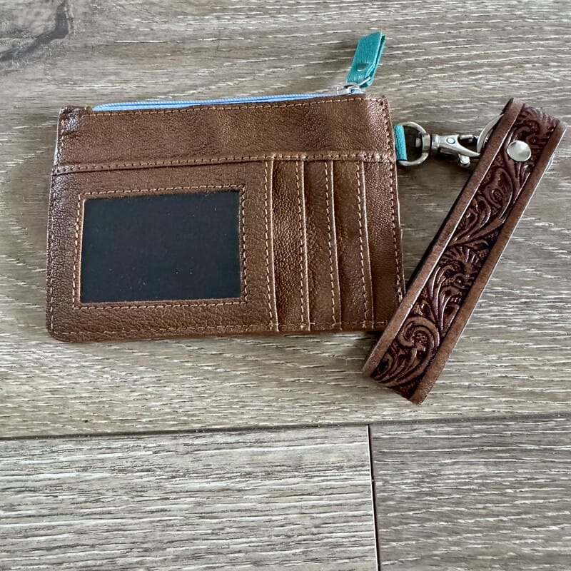 On A Whim Hats Steerhead Genuine Cowhide and Leather Credit Card Holder