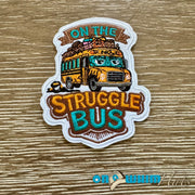 On A Whim Hats Struggle Bus Iron-On Patch