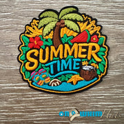 On A Whim Hats Summertime Iron-On Patch
