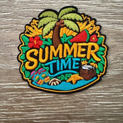 On A Whim Hats Summertime Iron-On Patch