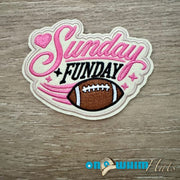 On A Whim Hats Sunday Funday Iron-On Patch
