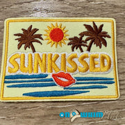 On A Whim Hats Sunkissed Embroidered Iron-On Patch