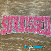 On A Whim Hats Sunkissed Pink Sequin Patch