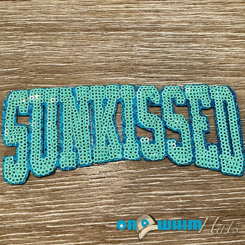 On A Whim Hats Sunkissed Sequin Patch