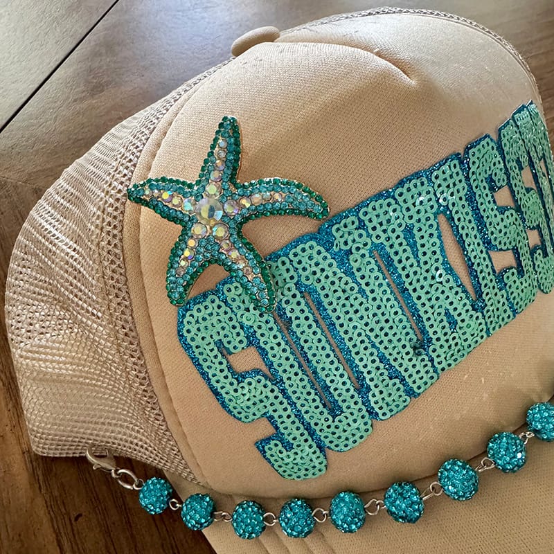 On A Whim Hats Sunkissed Trucker Hat