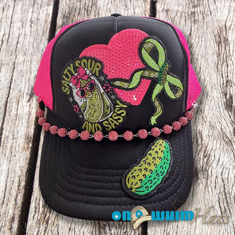 On a whim Hats Sweet & Sassy Trucker Hat