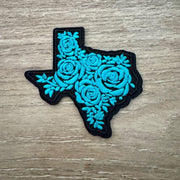 On A Whim Hats Texas Flower Iron-On Patch