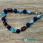 On A Whim Hats The Blues Football Hat Chain