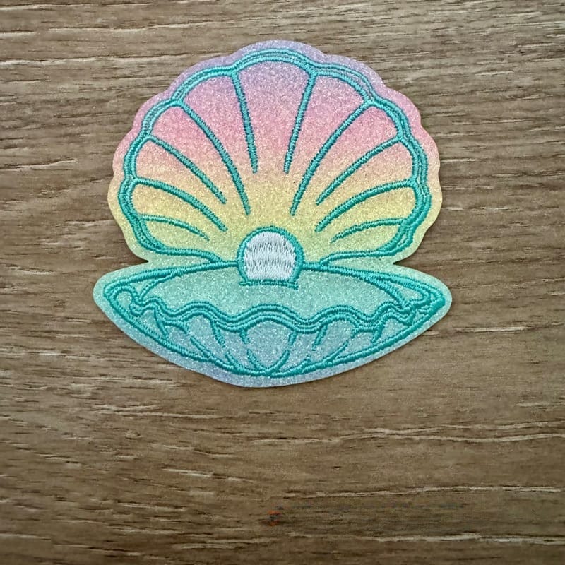 On A Whim Hats The Pearl Iron-On Patch