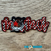 On A Whim Hats Tiger Mama Iron-On Patch