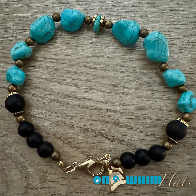 On A Whim Hats Turquoise is My Rock Hat Chain