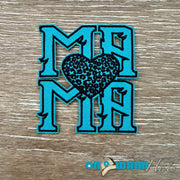 On A Whim Hats Turquoise Mama Iron-On Patch