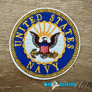On A Whim Hats US Navy Iron-On Patch