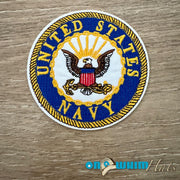 On A Whim Hats US Navy Iron-On Patch